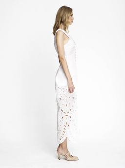 Alice McCall Porcelain Moonchild Jumpsuit White Size 8 for rent on The Volte - image 2