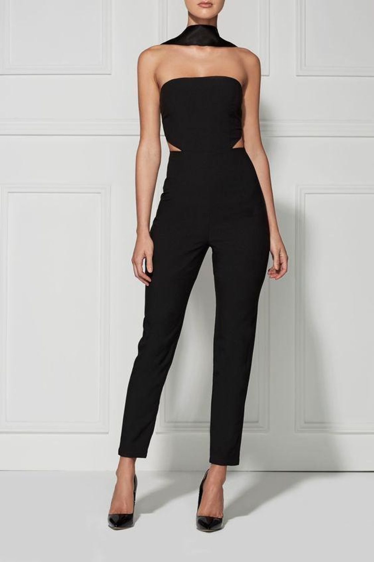 MISHA Black Christa Pantsuit Black Size 4/0 - Image 2