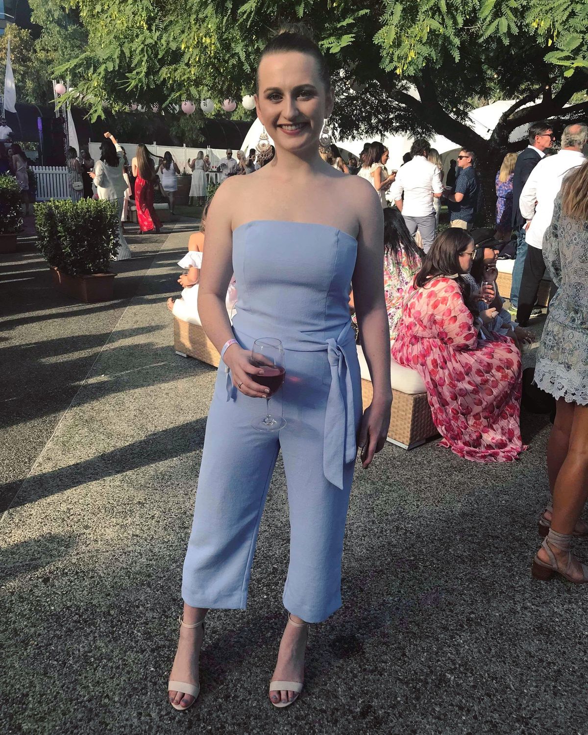 Kookai Oyster Jumpsuit in Ice Blue size 12 - Image 3