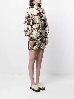 Sir The Label Vivienne Shirt Dress Mini Floral Print | AU 10 for rent on The Volte - image 2
