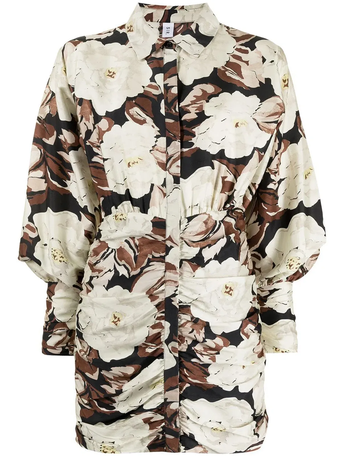 Sir The Label Vivienne Shirt Dress Mini Floral Print | AU 10 - Image 4