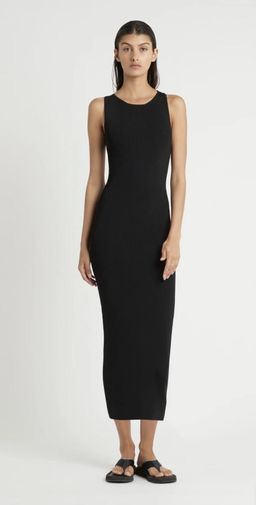 Sir The Label Marcelle Midi Dress Black Size 2 | AU 10 for rent on The Volte - image 1