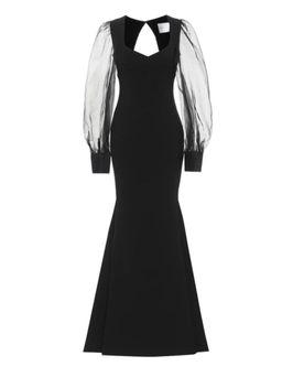 Rebecca Valance Barbie Cutout Gown Black Size 10 for rent on The Volte - image 2