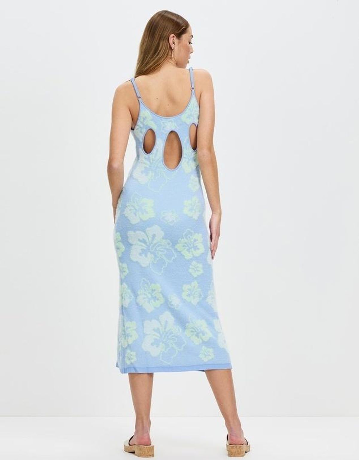 House of Sunny Blue Crush Dress Print Size 6 - Image 2
