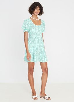 Faithfull the Brand La Barben Mini Dress Print Size 8 for rent on The Volte - image 1