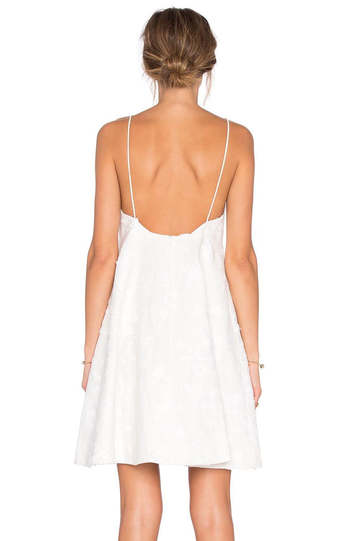 Zimmermann Mischief Dawning Mini Dress Pearl Size 8 - Image 3