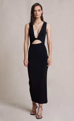 Bec & Bridge Sorbet Summer Midi Dress Black Size 8 for rent on The Volte - image 3
