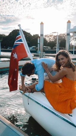 Aje Utopia Ruffle Mini Dress Orange Size 8 for rent on The Volte - image 5