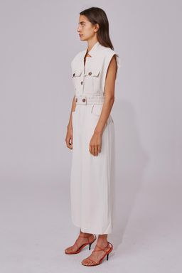 C/MEO Collective Consistent Jumpsuit White Size XS for rent on The Volte - image 3