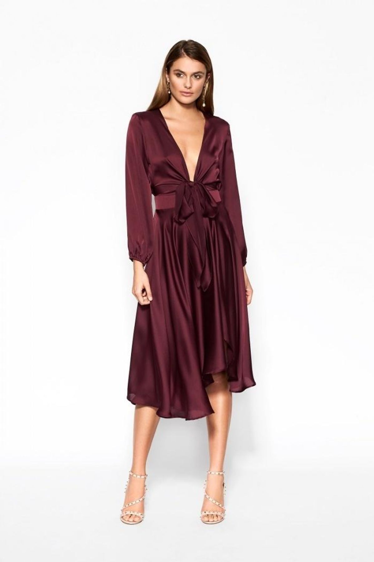 Sheike Fanciful dress - Merlot - Image 1