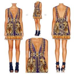 Camilla La Chaquetilla V Neck Short Dress Size 6 for rent on The Volte - image 2