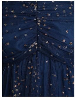 Zimmermann Rhythm Ruched Glitter Mini Dress Blue Size 1/ AU 10 for rent on The Volte - image 5