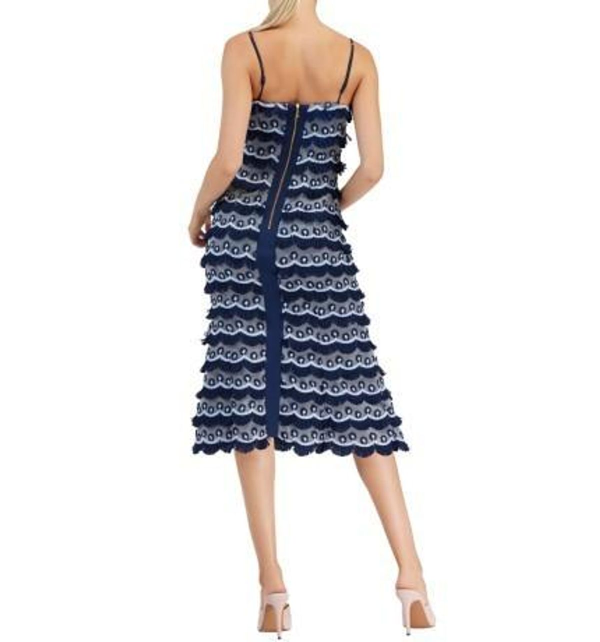 Keepsake the label Midi Dress Navy Blue Size 8 - Image 3