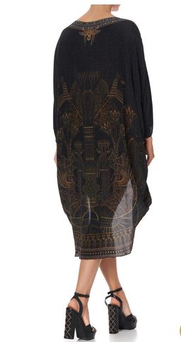 Camilla King Cobra scoop back dress black size 16 for rent on The Volte - image 7