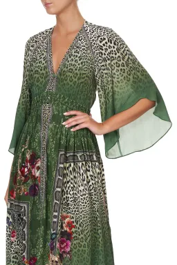 Camilla Tales of Time Long Dress with Smocked Waist Size L / AU 14 for rent on The Volte - image 4