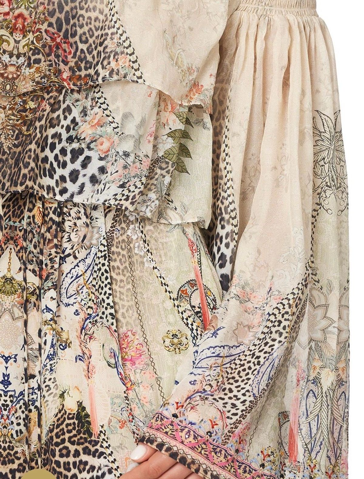 Camilla Forever Forever Tiered Ruffle Dress Print Size 14  - Image 6