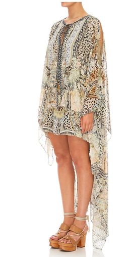 Camilla Moto Maiko Long Sheer Overlay Dress Print One Size for rent on The Volte - image 8