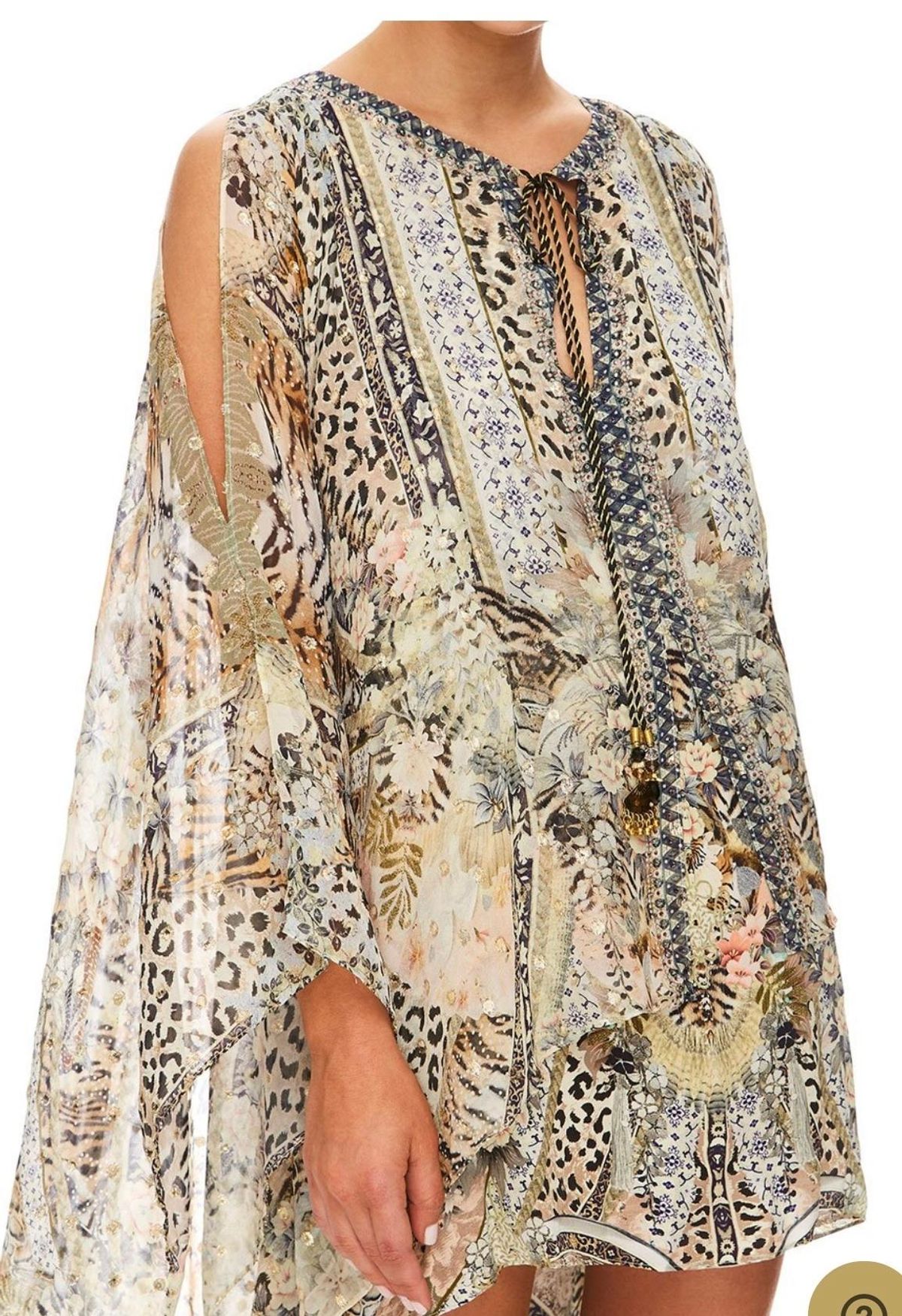 Camilla Moto Maiko Long Sheer Overlay Dress Print One Size - Image 6
