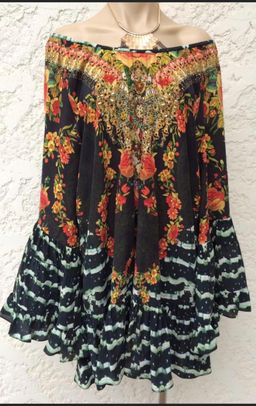 Camilla 'Lift the Veil' A Line frill Dress Size 2 (12) for rent on The Volte - image 5