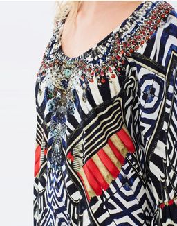 Camilla 'Louwalan Tales' A Line Frill Dress Size S for rent on The Volte - image 6