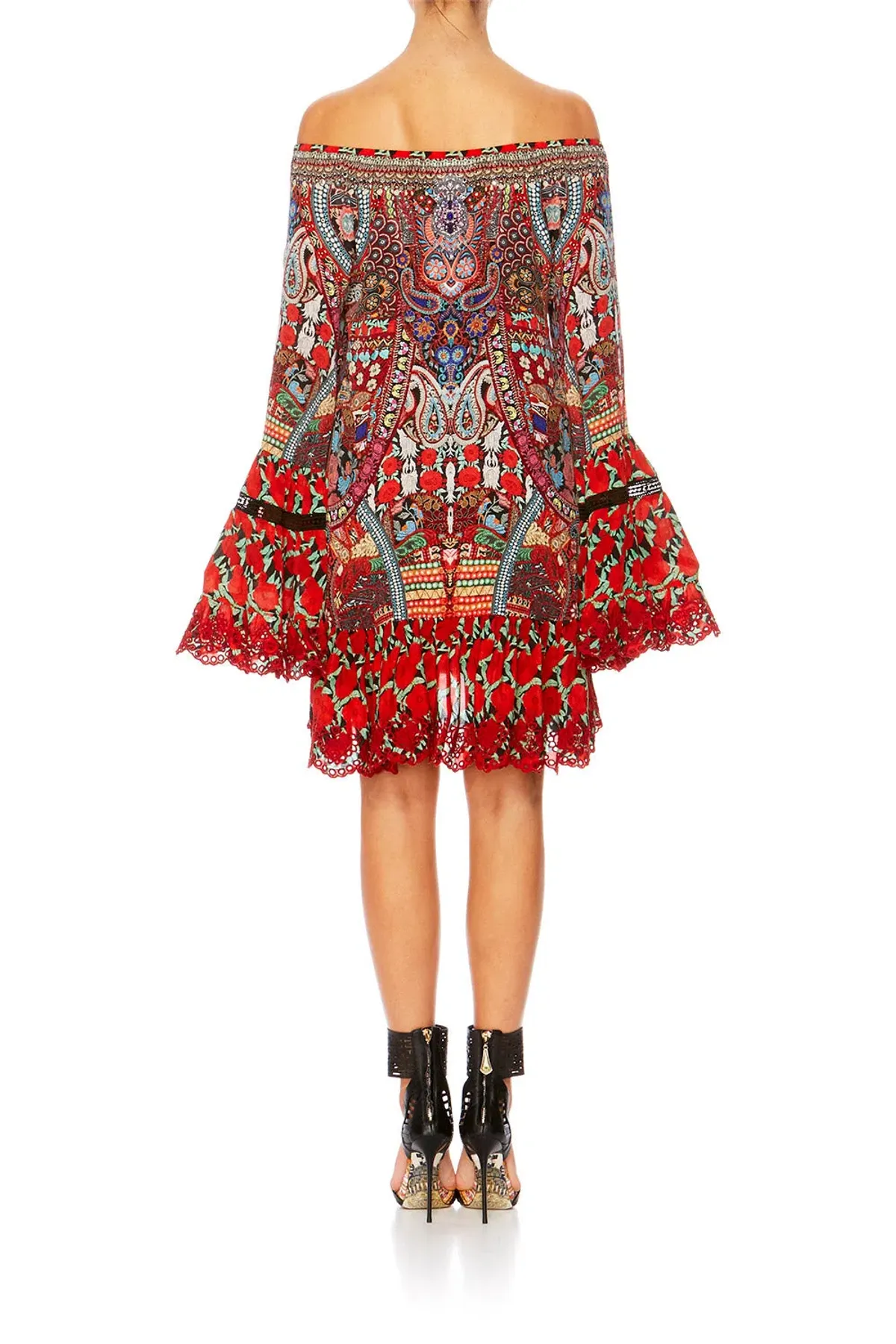 Camilla Queen Alika A Line Frill Dress Print Size 12 - Image 2