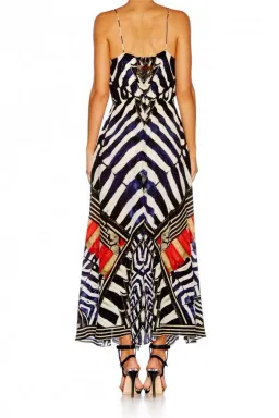 Camilla Louwalan Tales Strappy Wrap Dress Print Size 12 for rent on The Volte - image 2