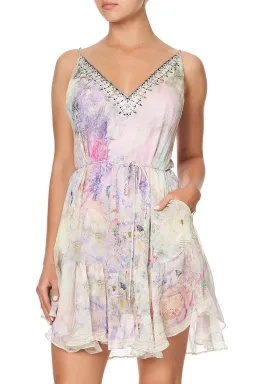 Camilla Mermaid Milla Mini Dress with Ruffle Hem Size 14 for rent on The Volte - image 4