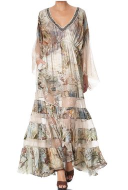 Camilla Letters from Hilda Lace Panel Dress Print Size 14 for rent on The Volte - image 5