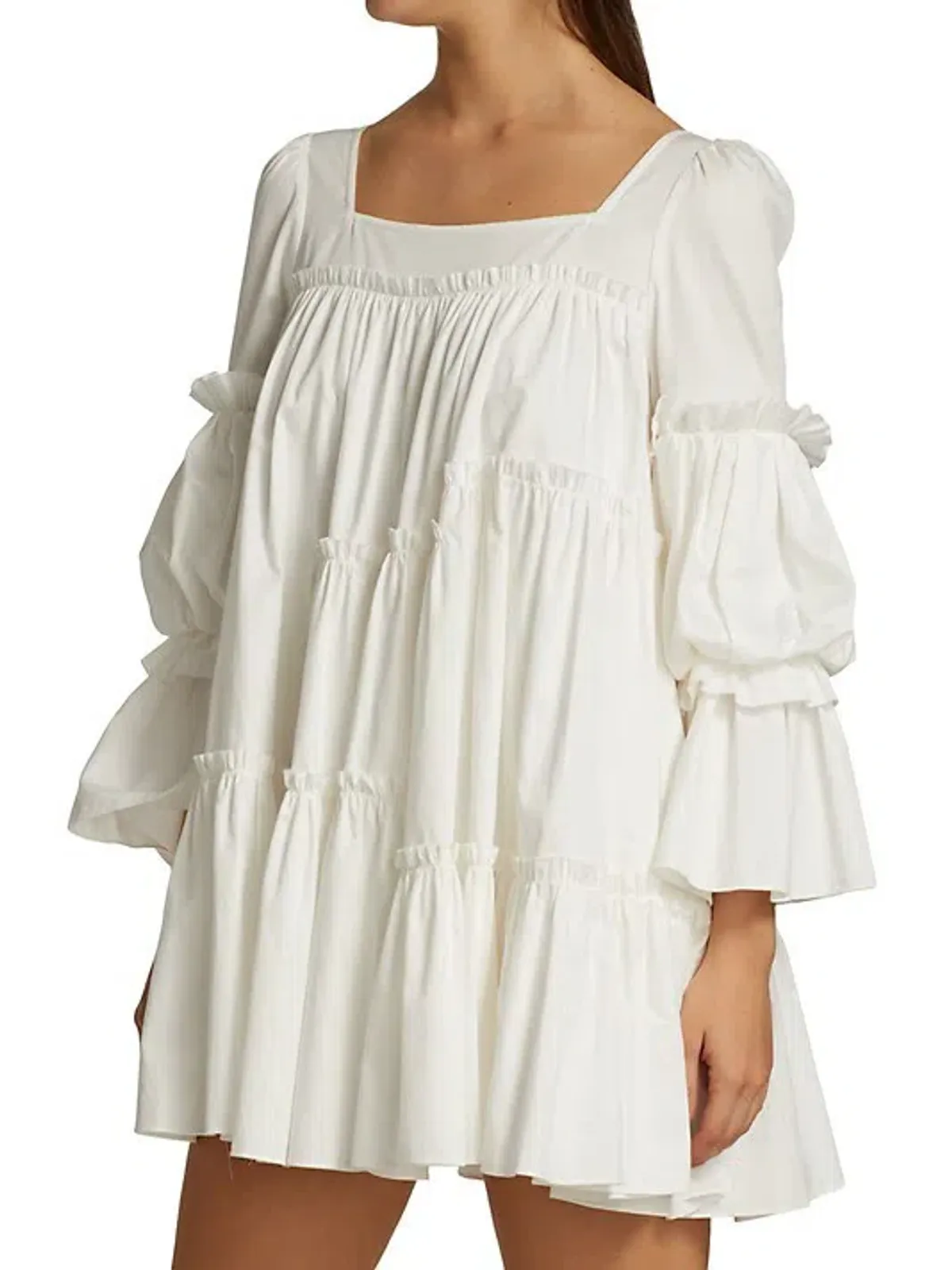 Aje L'Espirit Mini Dress White Size 6 - Image 2