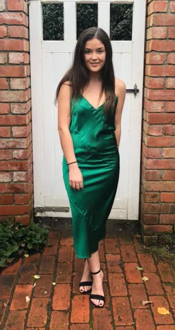 Maurie & Eve Sunrise Dress Green Size 10 for rent on The Volte - image 3