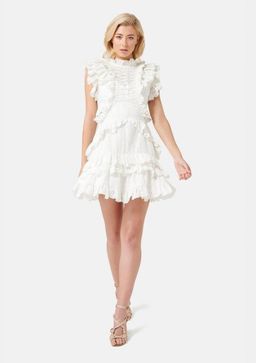 Thurley Seven Seas Mini Dress White Size 6 for rent on The Volte - image 1