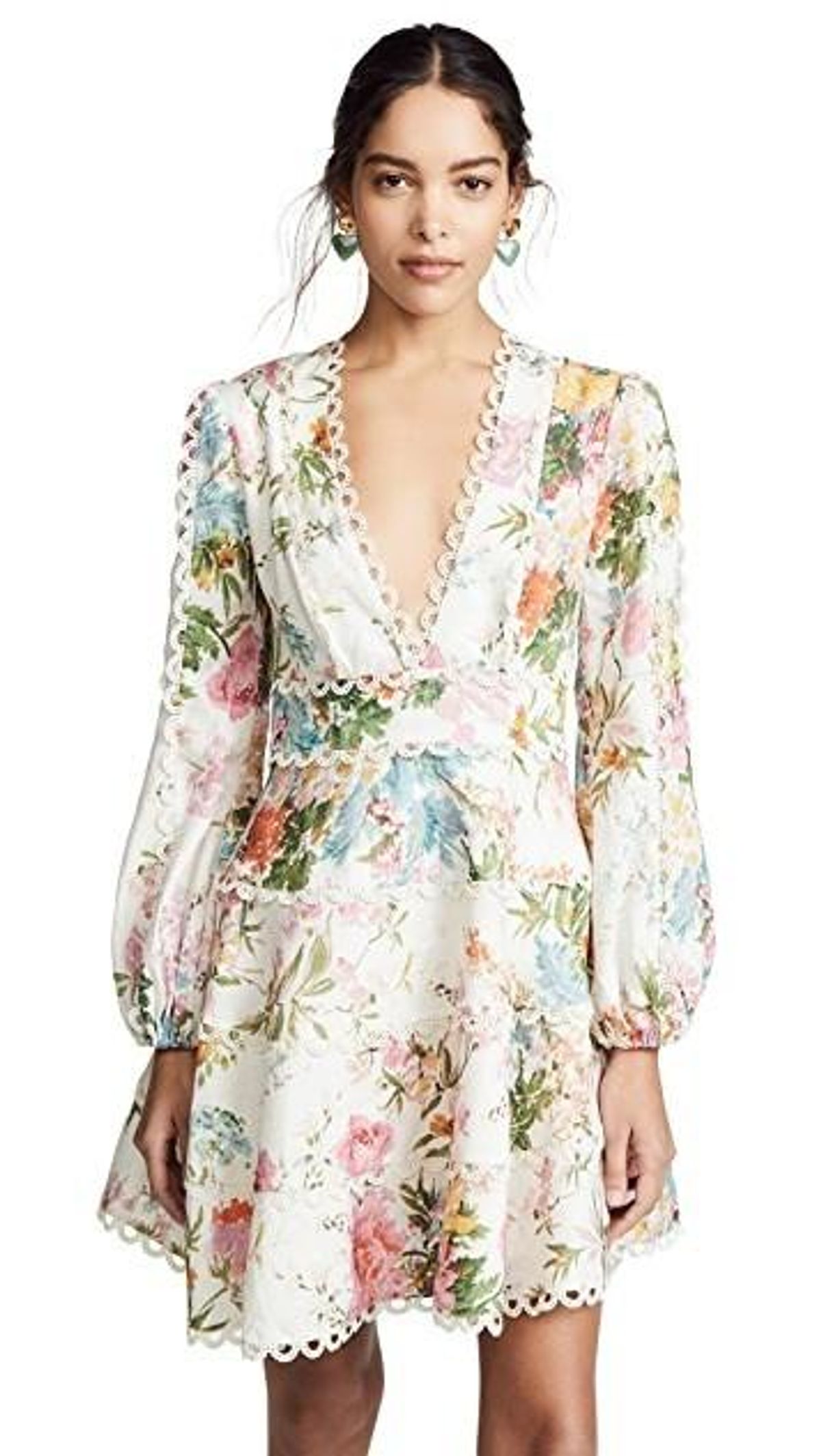 Zimmermann Heathers Flounce Short Dress Print Size 8 - Image 1