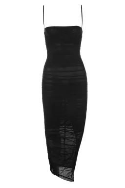 House of CB Fornarina Organza Mesh Maxi Dress Black Size 12 for rent on The Volte - image 5