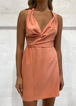 One Fell Swoop Lake Mini Dress Pink Size 12 for rent on The Volte - image 2