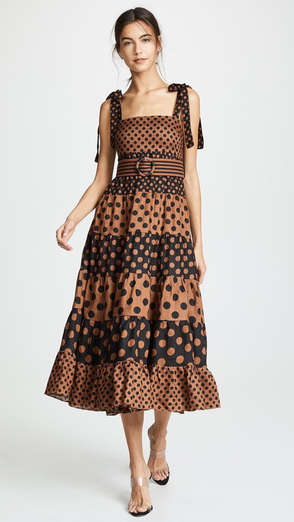 Zimmermann Juno Panel Midi Dress Print Size 0 / AU 8 - Image 3