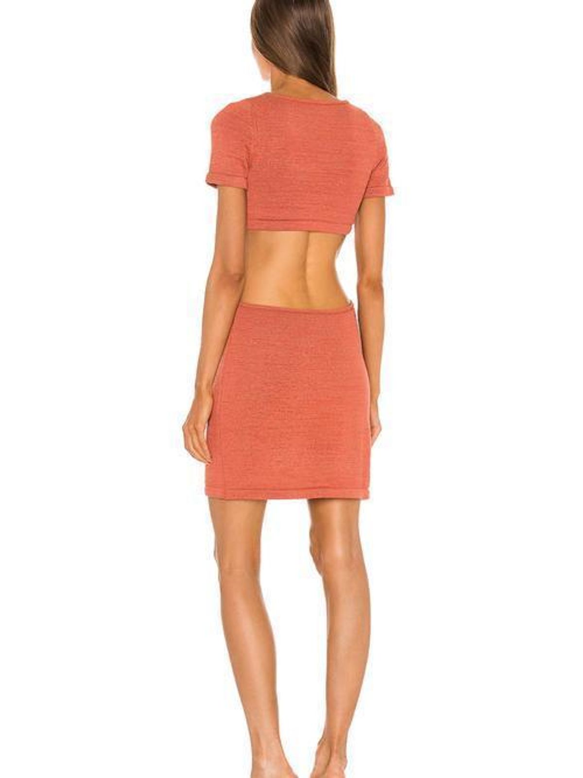 Cult Gaia Billie Knit Dress Orange Size 8 - Image 2