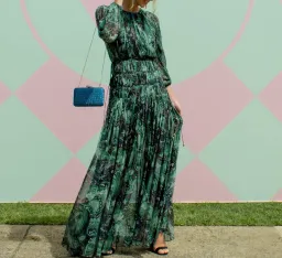 Thurley Delta Gown Green Size 10 for rent on The Volte - image 2