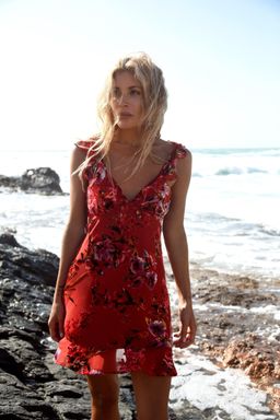 Rat and Boa Romy Dress Red Size 8 for rent on The Volte - image 1