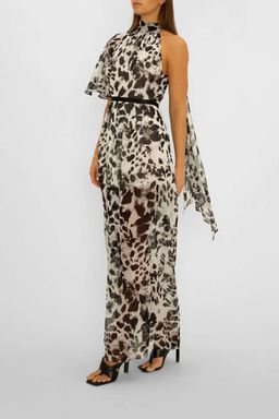 Carla Zampatti Garden Party Dress Print Size 6 for rent on The Volte - image 2