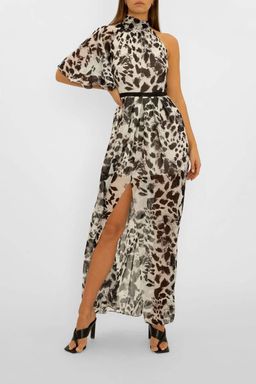 Carla Zampatti Garden Party Dress Print Size 6 for rent on The Volte - image 1