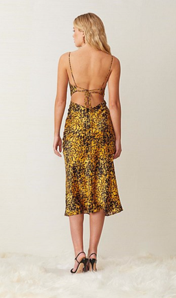 Bec & Bridge Turtle Rock Midi Dress Print Size 6 for rent on The Volte - image 3