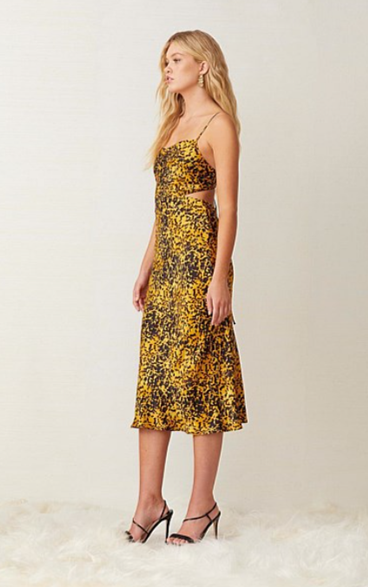 Bec & Bridge Turtle Rock Midi Dress Print Size 6 - Image 2