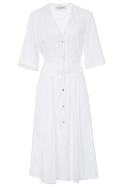 Anna Quan Olive Cotton Dress White Size 12 for rent on The Volte - image 3