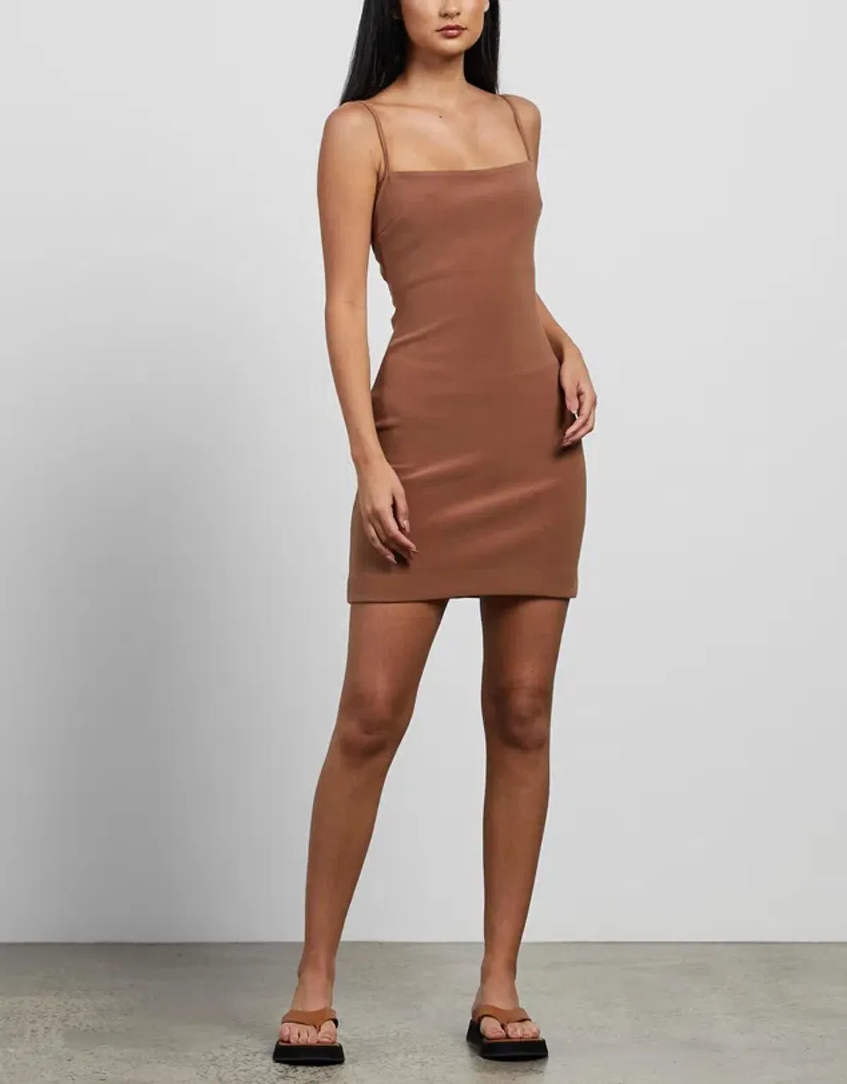 Bec & Bridge Maddison Mini Dress Brown Size 8 - Image 1