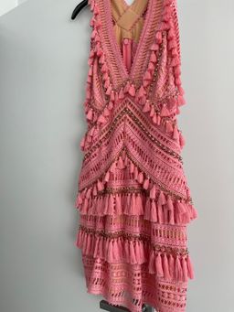 Thurley Foxtrot Dress in Pink for rent on The Volte - image 5