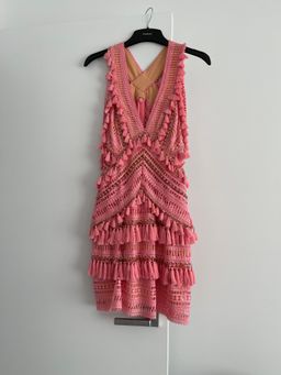 Thurley Foxtrot Dress in Pink for rent on The Volte - image 3