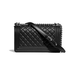 Chanel Boy Handbag Black  for rent on The Volte - image 3