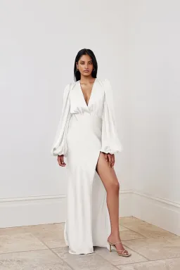 Lexi India Dress Oyster Size 8 for rent on The Volte - image 1