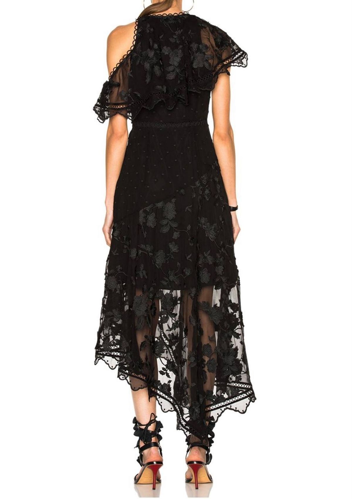 Zimmerman Mercer Bird Silk Chiffon Dress Size 14(3) - Image 2