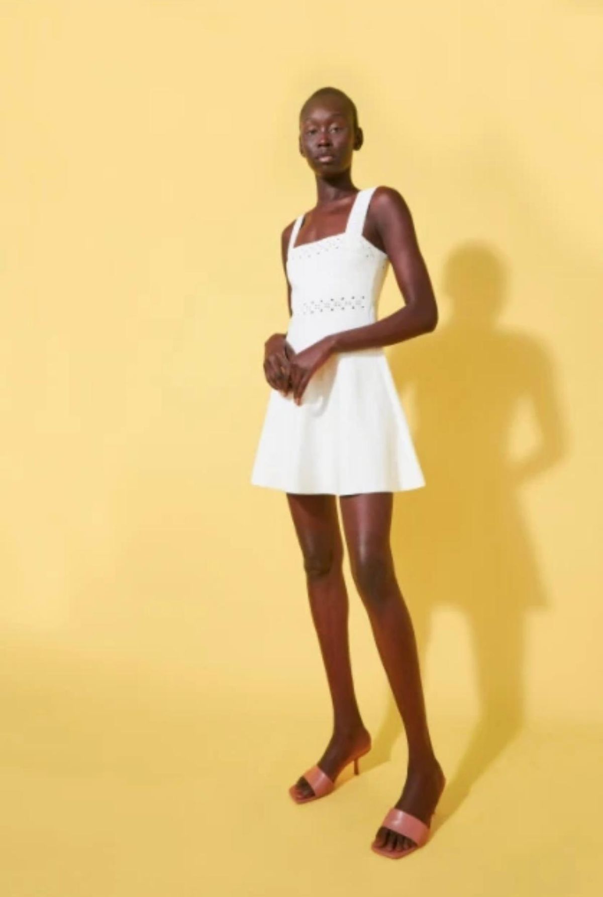 By Johnny - Knit Lace Ribbon Flare Mini 8 - Image 1